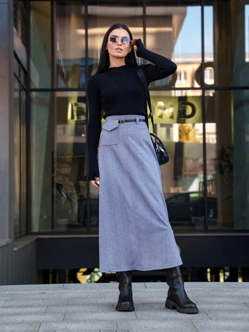 Спідниці Jadone Fashion модель Spidnytsya_Flari_sir Фото