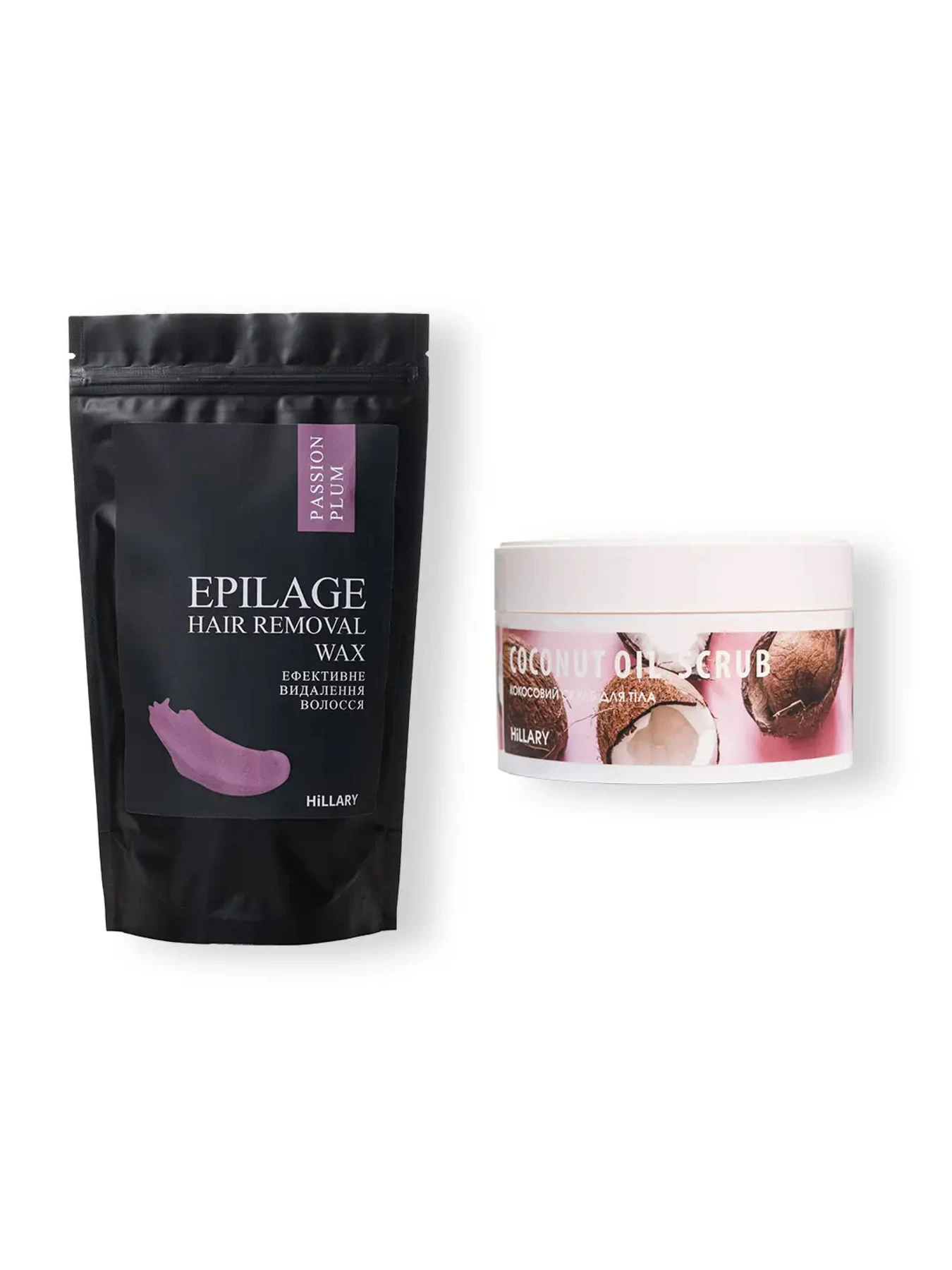 Скраб для тела кокосовый Hillary Coconut Oil Scrub, 200 г + Гранулы для эпиляции Hillary Epilage Original, 100 г Hillary модель HI-10-084 Скраб для тела кокосовый Hillary Coconut Oil Scrub, 200 г + Гранулы для эпиляции Hillary Epilage Original, 100 г Hillary модель HI-10-084 Фото