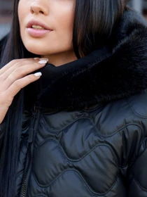 Куртки и дубленки Jadone Fashion модель Kurtka_Ember_chorna Фото