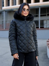 Куртки и дубленки Jadone Fashion модель Kurtka_Ember_chorna Фото