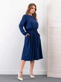 Платья ISSA Plus модель 14283_синий Фото