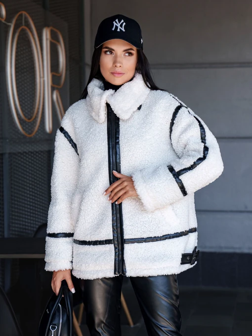 Куртки та дублянки Jadone Fashion модель Shuba_Frost_biliy Фото