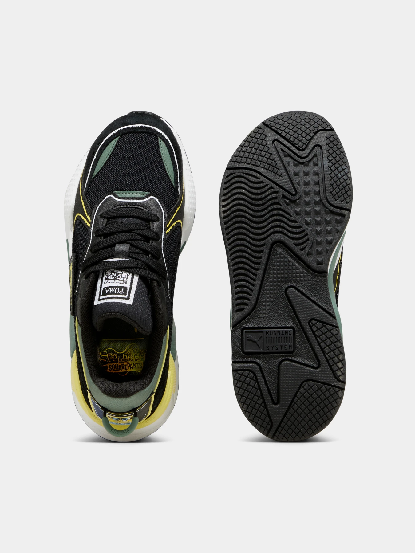 Кросівки PUMA Rs-x Spongebob Jr модель 393890 Кросівки PUMA Rs-x Spongebob Jr модель 393890 Фото
