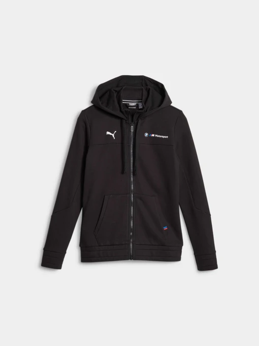 Куртки и дубленки PUMA Bmw Mms Wmn Hdd Sweat Jacket модель 621361 Фото