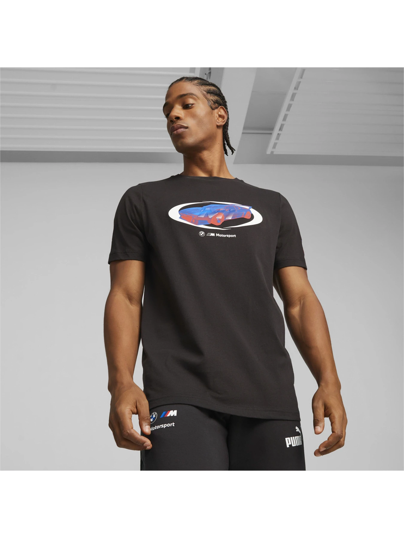 Футболки и поло PUMA Bmw Mms Statement Car Tee модель 621078 Фото
