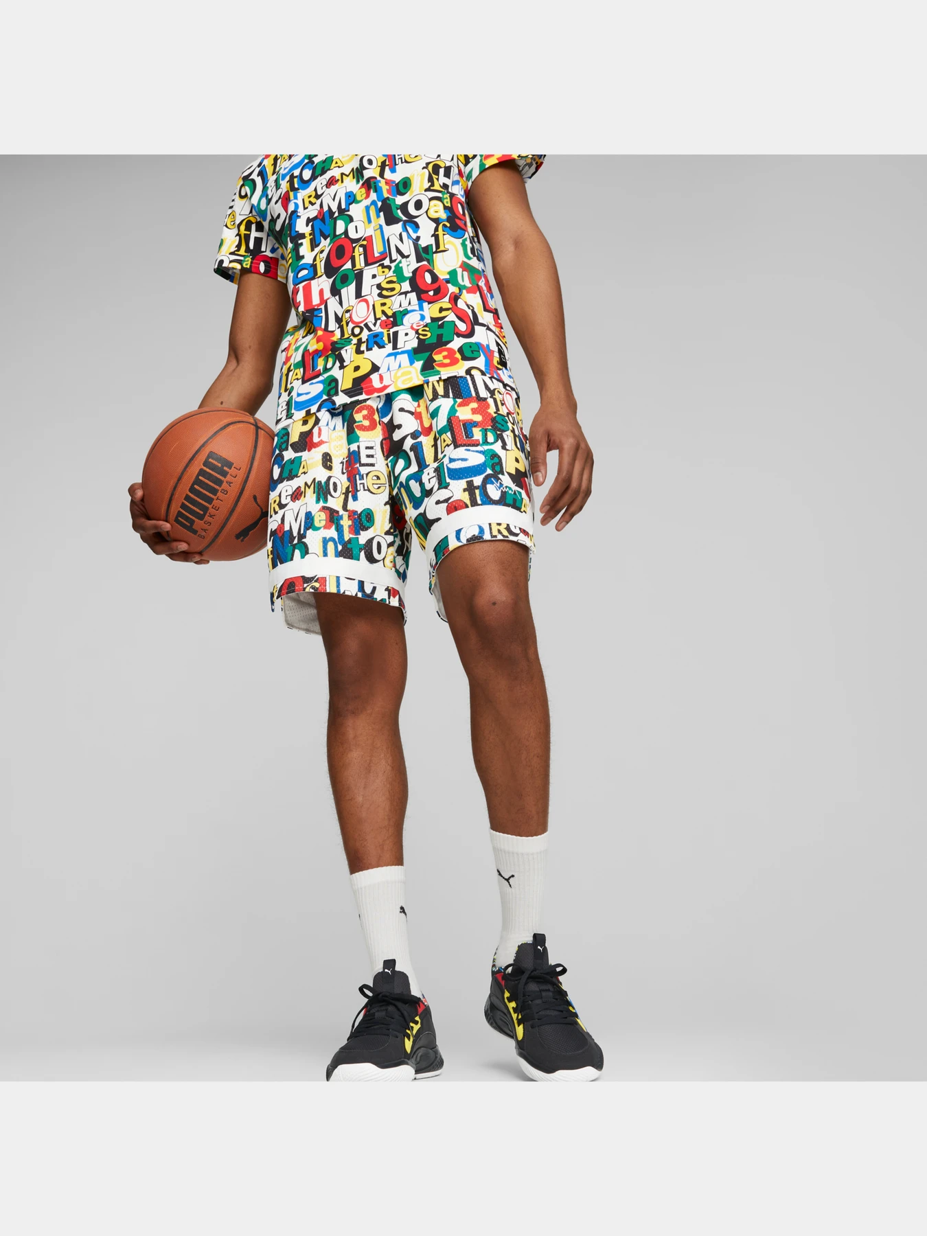 Шорти PUMA Trash Talk Aop Short 1 модель 622069 Фото