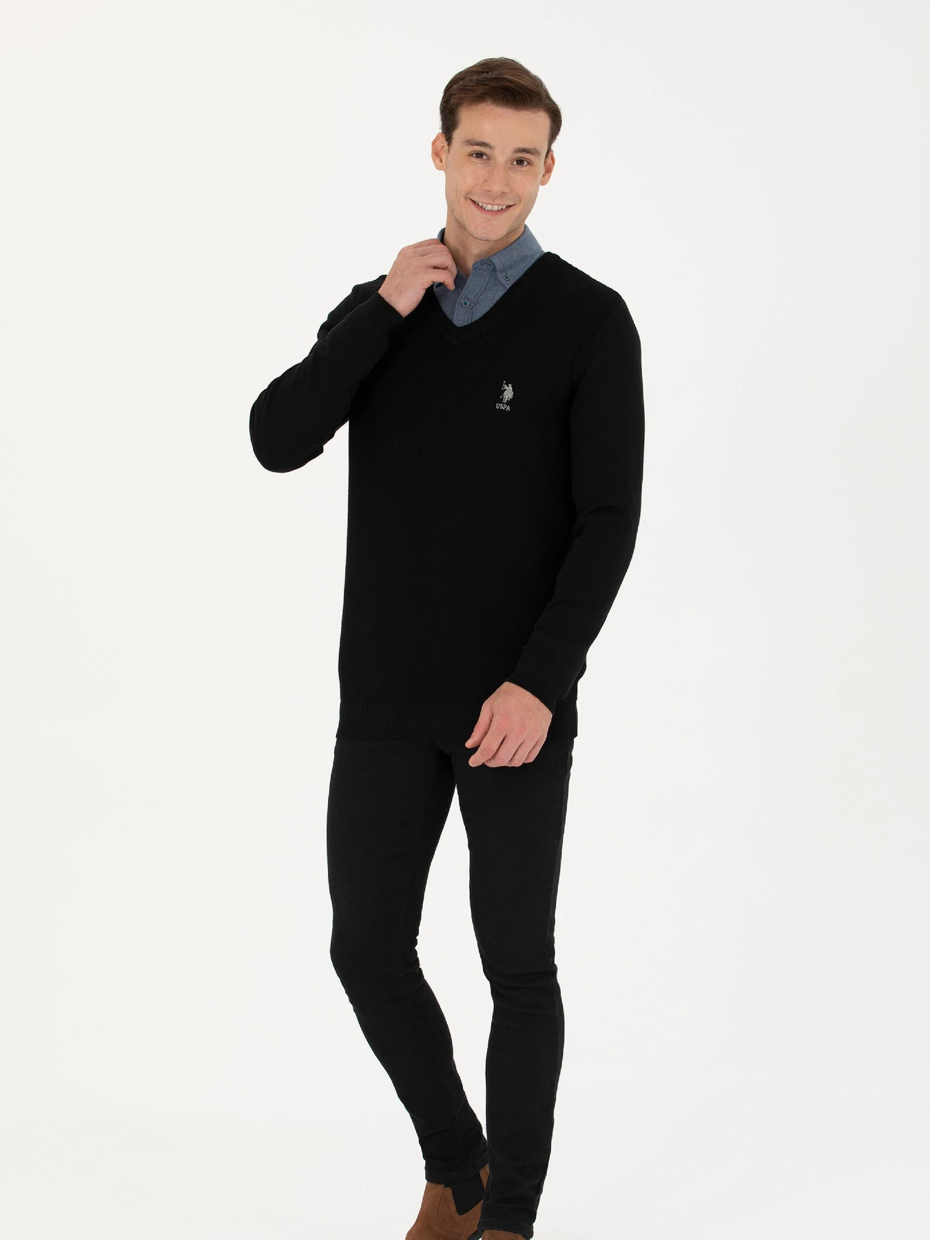 Свитры и кардиганы US Polo модель G081SZ0TK.000.1629661.VR046 Свитры и кардиганы US Polo модель G081SZ0TK.000.1629661.VR046 Фото