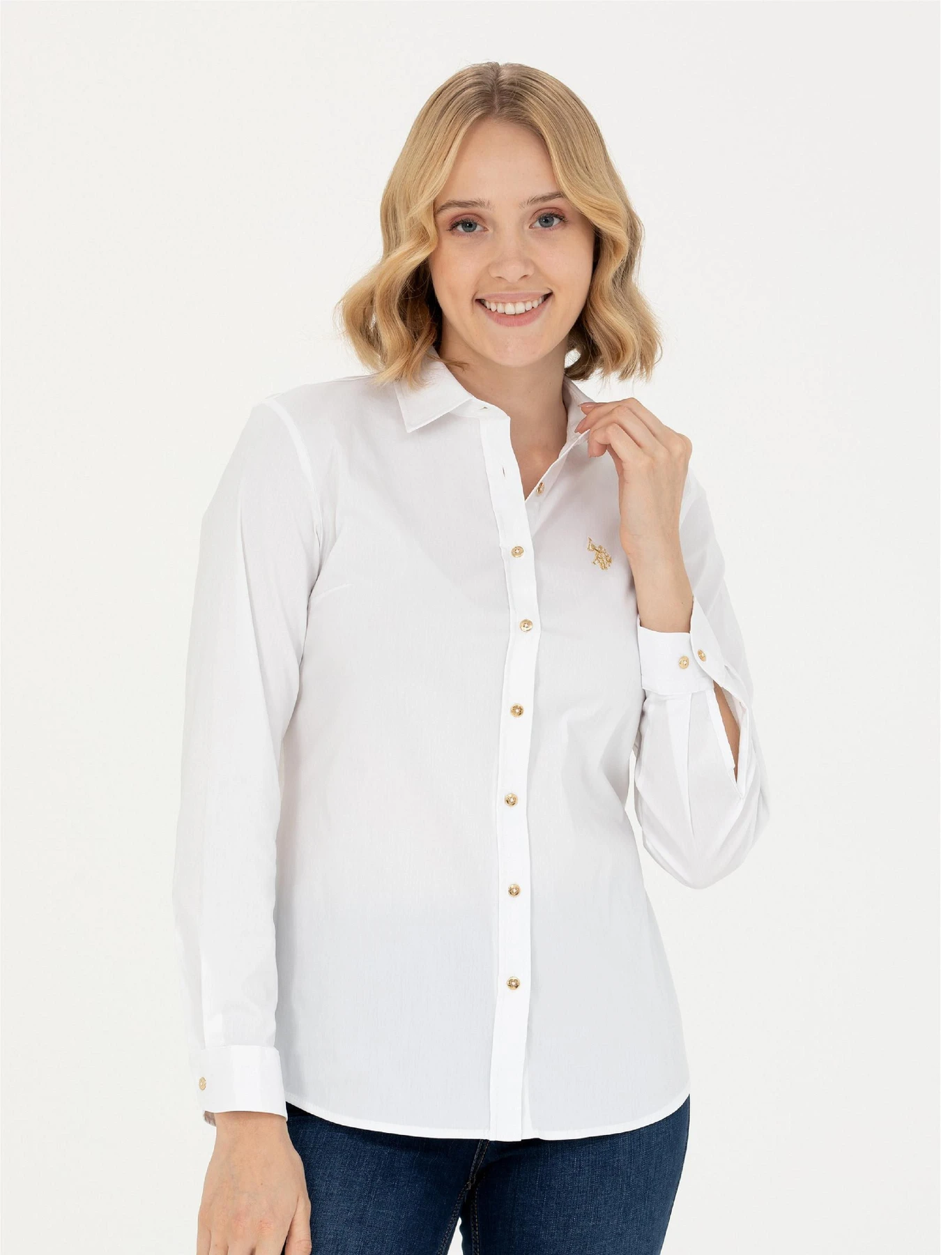 Рубашки US Polo модель G082SZ004.000.1671629.VR013 Фото