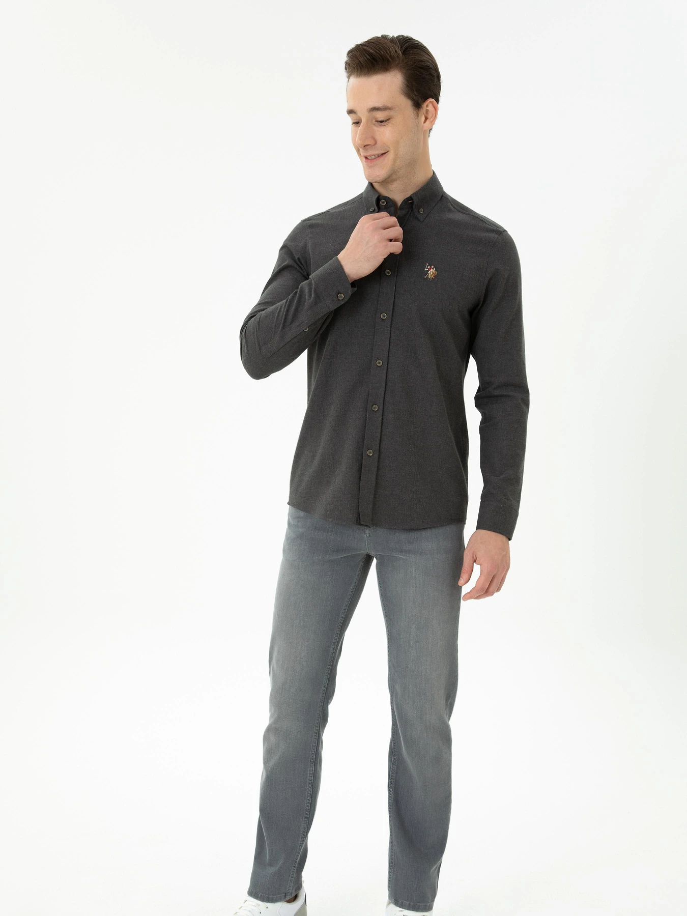 Рубашки US Polo модель G081SZ004.000.1672287.VR006 Фото