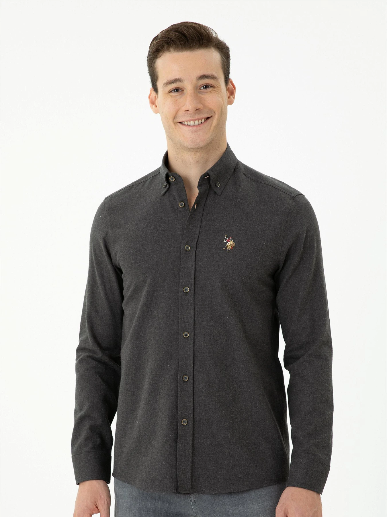 Рубашки US Polo модель G081SZ004.000.1672287.VR006 Фото