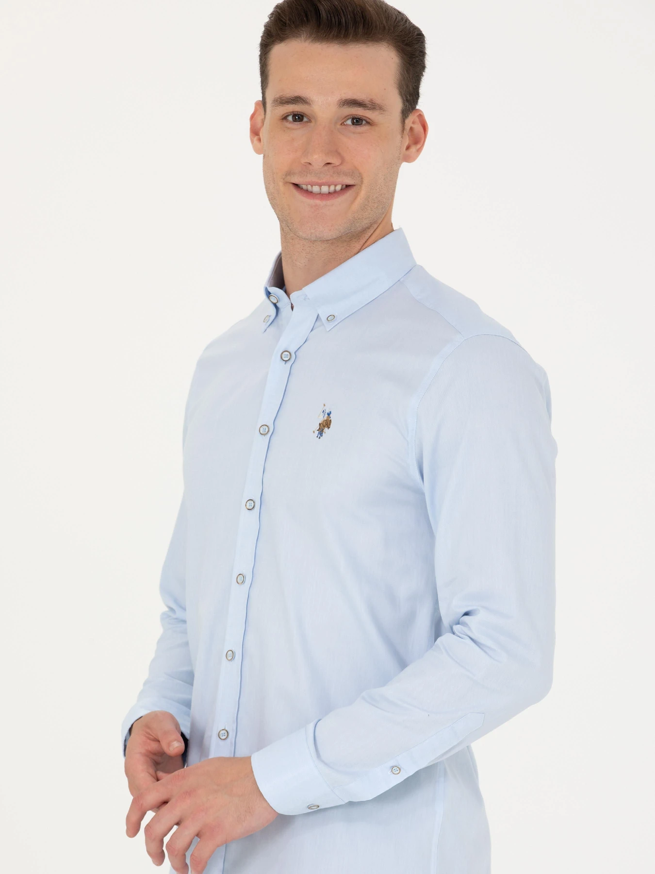 Рубашки US Polo модель G081SZ004.000.1672341.VR003 Фото
