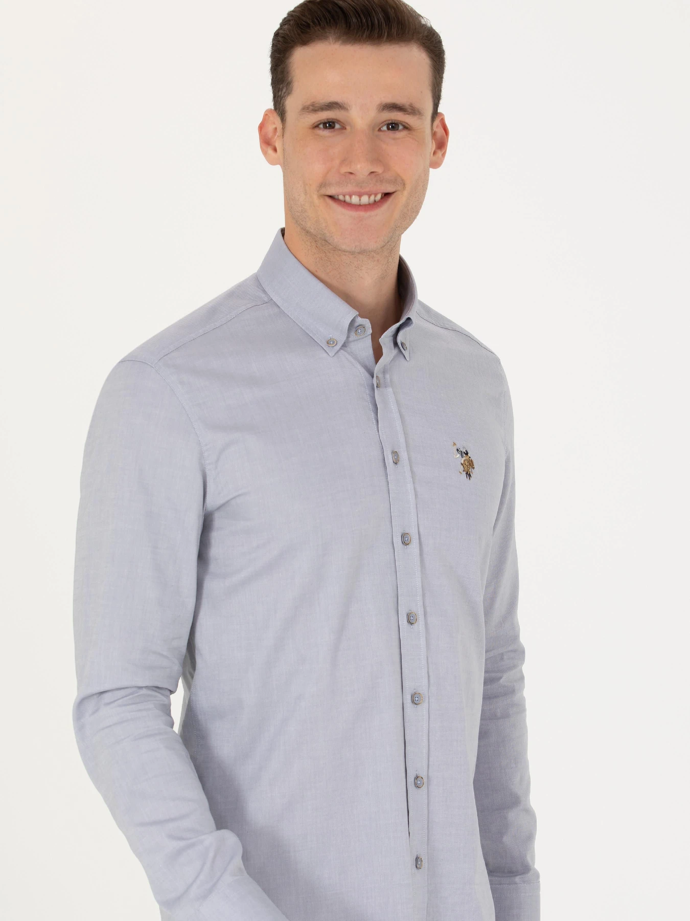 Рубашки US Polo модель G081SZ004.000.1672341.VR024 Фото
