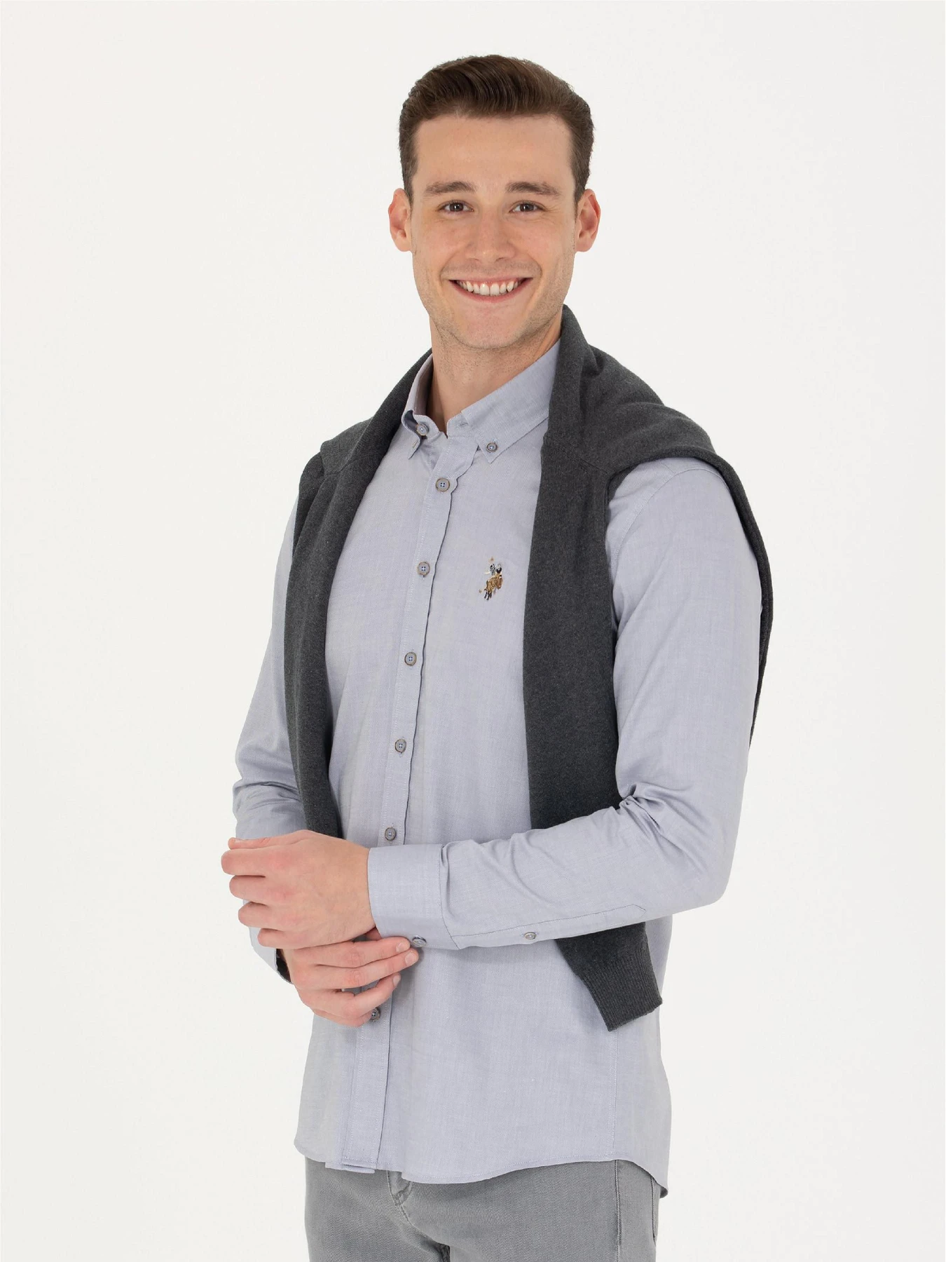 Рубашки US Polo модель G081SZ004.000.1672341.VR024 Фото