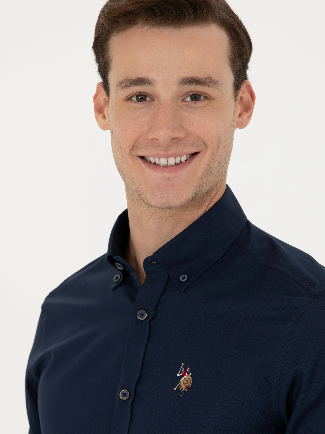 Рубашки US Polo модель G081SZ004.000.1672341.VR033 Фото