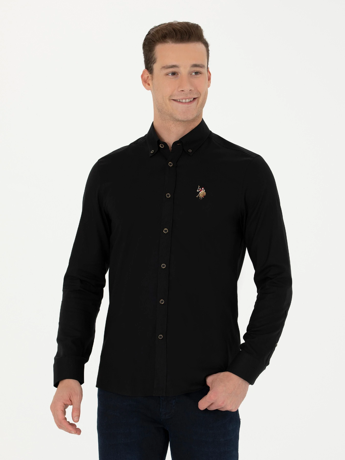 Рубашки US Polo модель G081SZ004.000.1672341.VR046 Фото