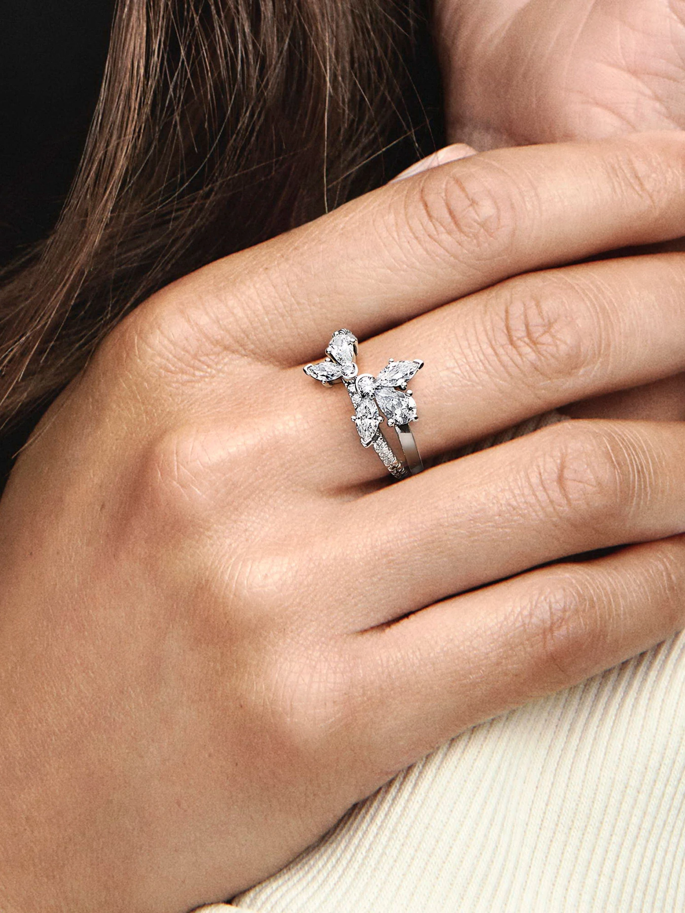 Кольца PANDORA модель 193023C01 Кольца PANDORA модель 193023C01 Фото