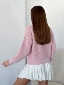 Свитры и кардиганы ISSA Plus модель WN20-560_розовый Фото