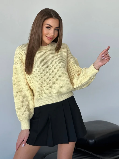 Свитры и кардиганы ISSA Plus модель WN20-560_желтый Фото