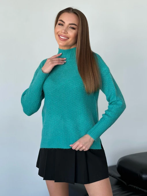 Свитры и кардиганы ISSA Plus модель WN20-562_бирюзовый Фото