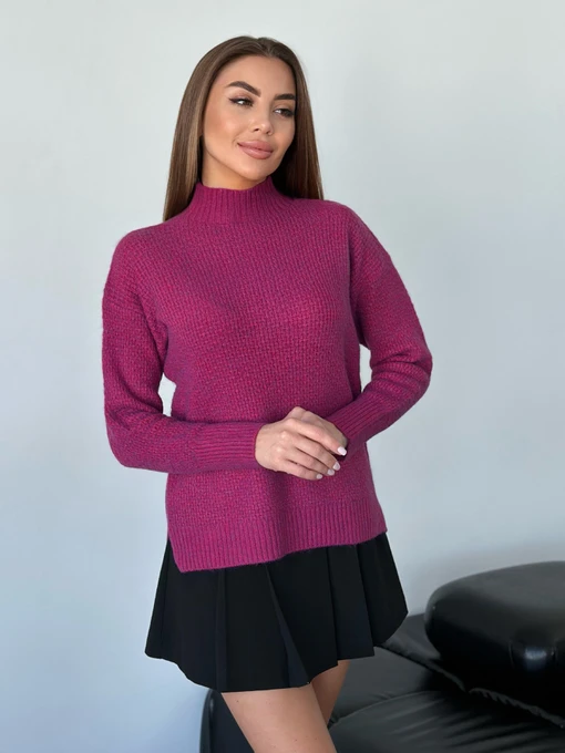 Свитры и кардиганы ISSA Plus модель WN20-562_малиновый Фото