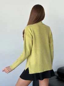 Свитры и кардиганы ISSA Plus модель WN20-562_оливковый Фото