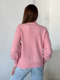 Свитры и кардиганы ISSA Plus модель WN20-563_розовый Фото
