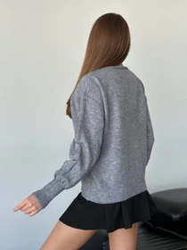 Свитры и кардиганы ISSA Plus модель WN20-563_серый Фото
