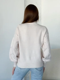 Свитры и кардиганы ISSA Plus модель WN20-563_молочный Фото