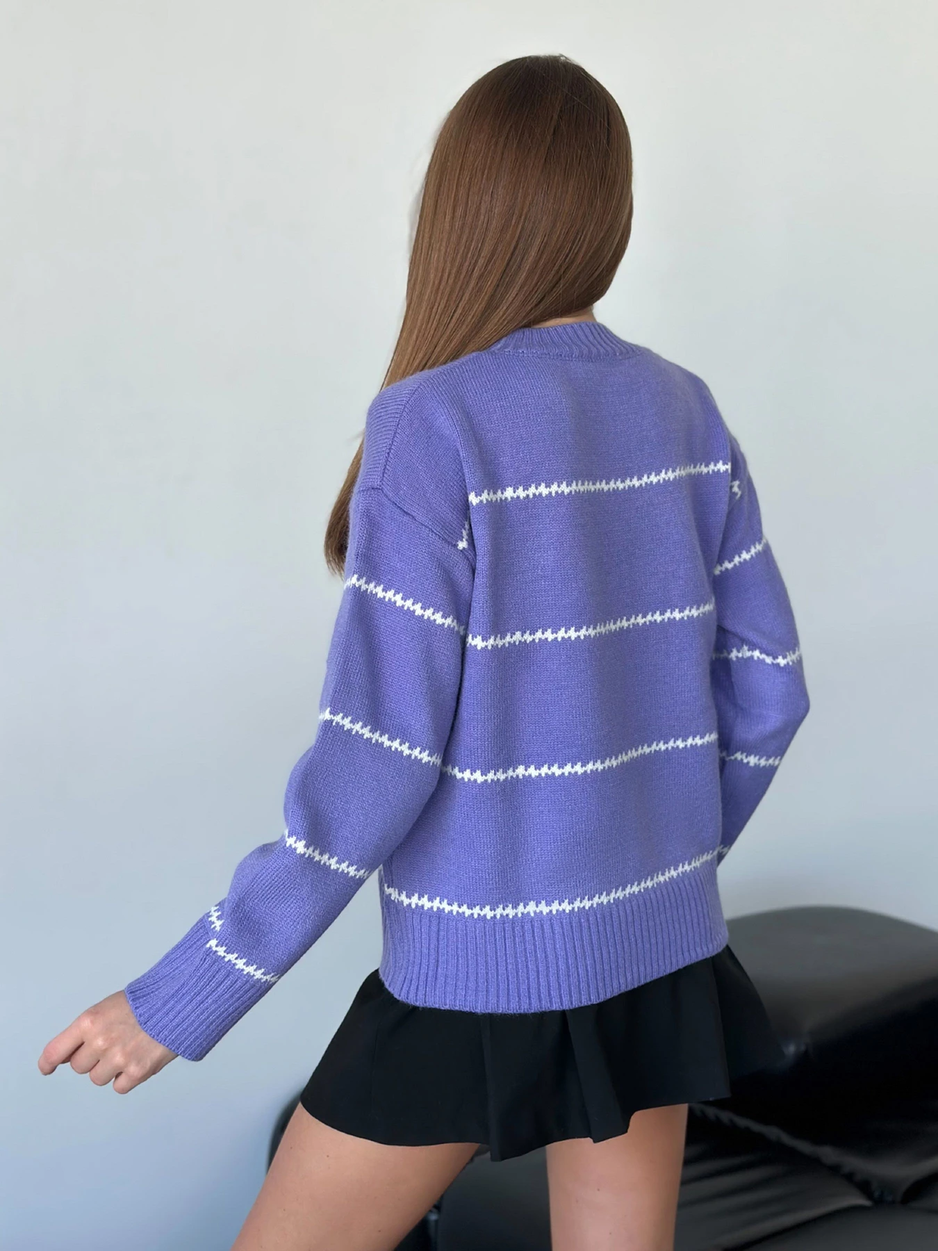 Свитры и кардиганы ISSA Plus модель WN20-564_сиреневый Фото