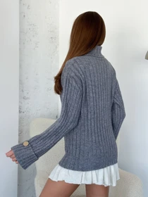 Свитры и кардиганы ISSA Plus модель WN20-565_серый Фото