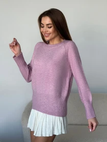 Свитры и кардиганы ISSA Plus модель WN20-567_темно-розовый Фото