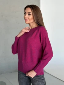 Свитры и кардиганы ISSA Plus модель WN20-567_малиновый Фото