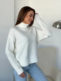 Свитры и кардиганы ISSA Plus модель WN20-568_молочный Фото