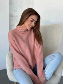 Свитры и кардиганы ISSA Plus модель WN20-569_розовый Фото