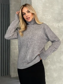 Свитры и кардиганы ISSA Plus модель WN20-574_серый Фото