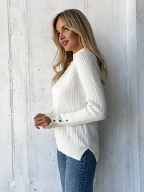 Свитры и кардиганы ISSA Plus модель WN20-578_молочный Фото