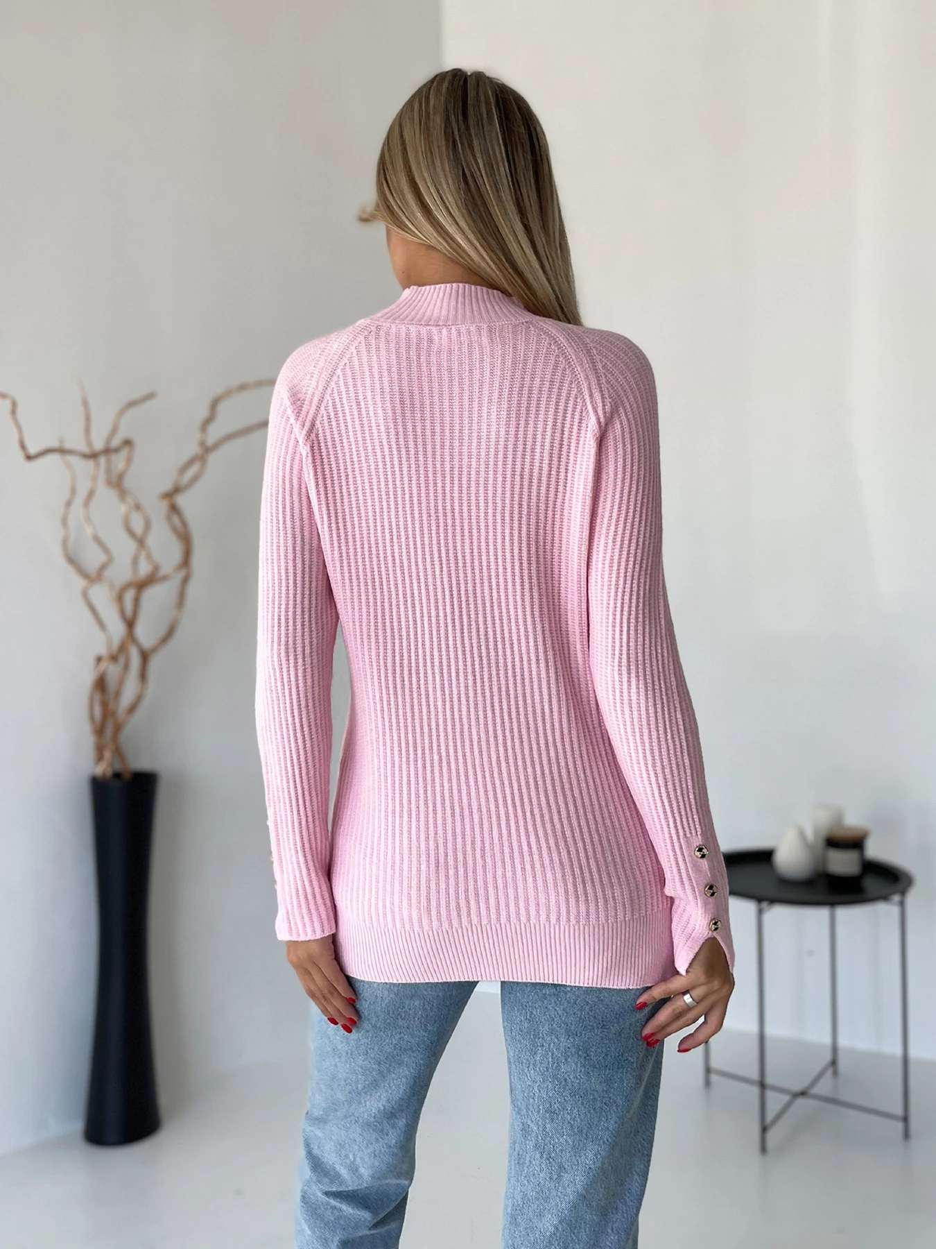 Свитры и кардиганы ISSA Plus модель WN20-578_розовый Фото