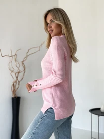 Свитры и кардиганы ISSA Plus модель WN20-578_розовый Фото