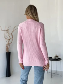 Свитры и кардиганы ISSA Plus модель WN20-578_розовый Фото