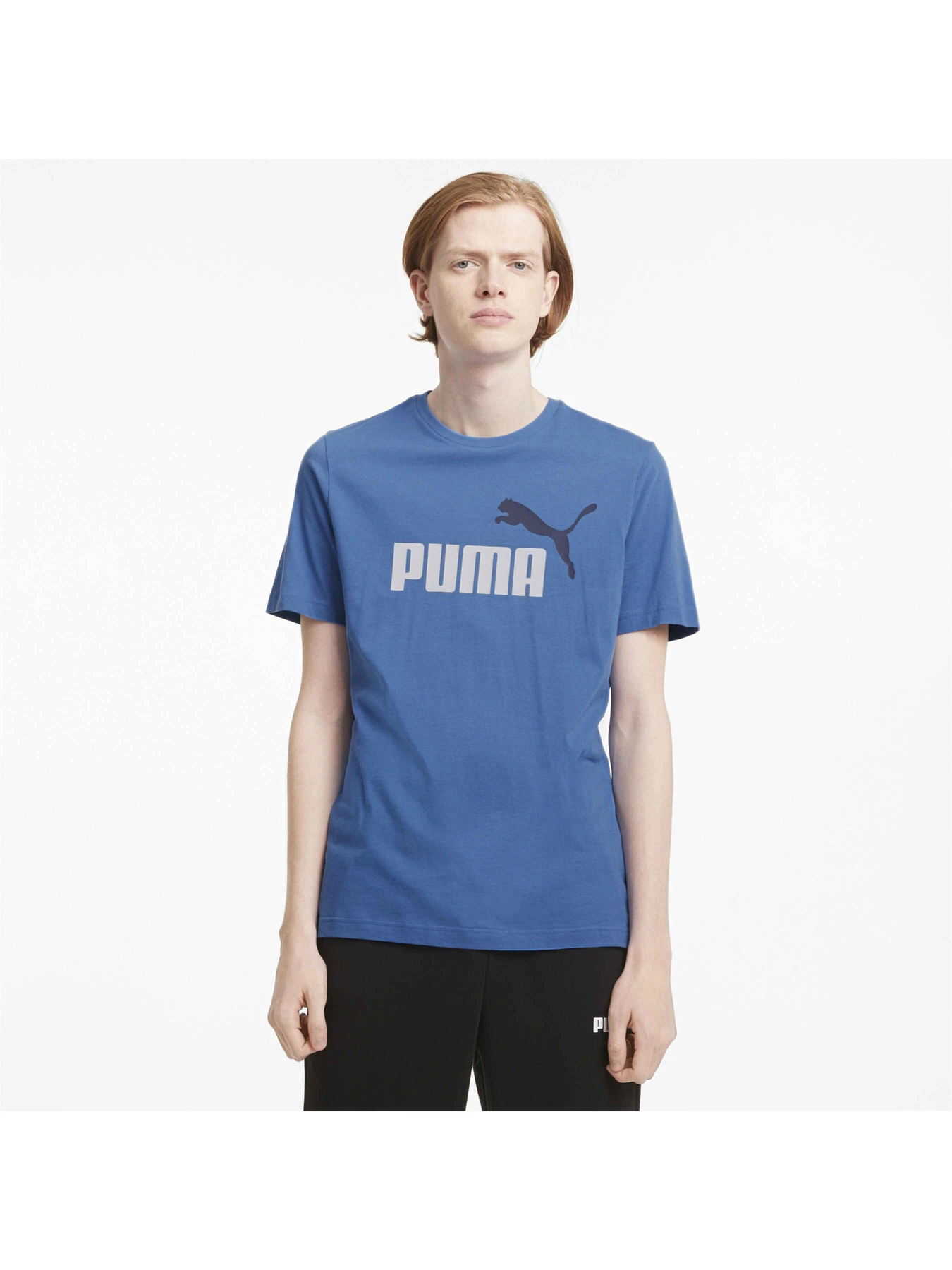 Футболки и поло PUMA Ess+ 2 Col Logo Tee модель 586759 Фото