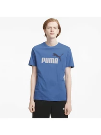 Футболки и поло PUMA Ess+ 2 Col Logo Tee модель 586759 Фото