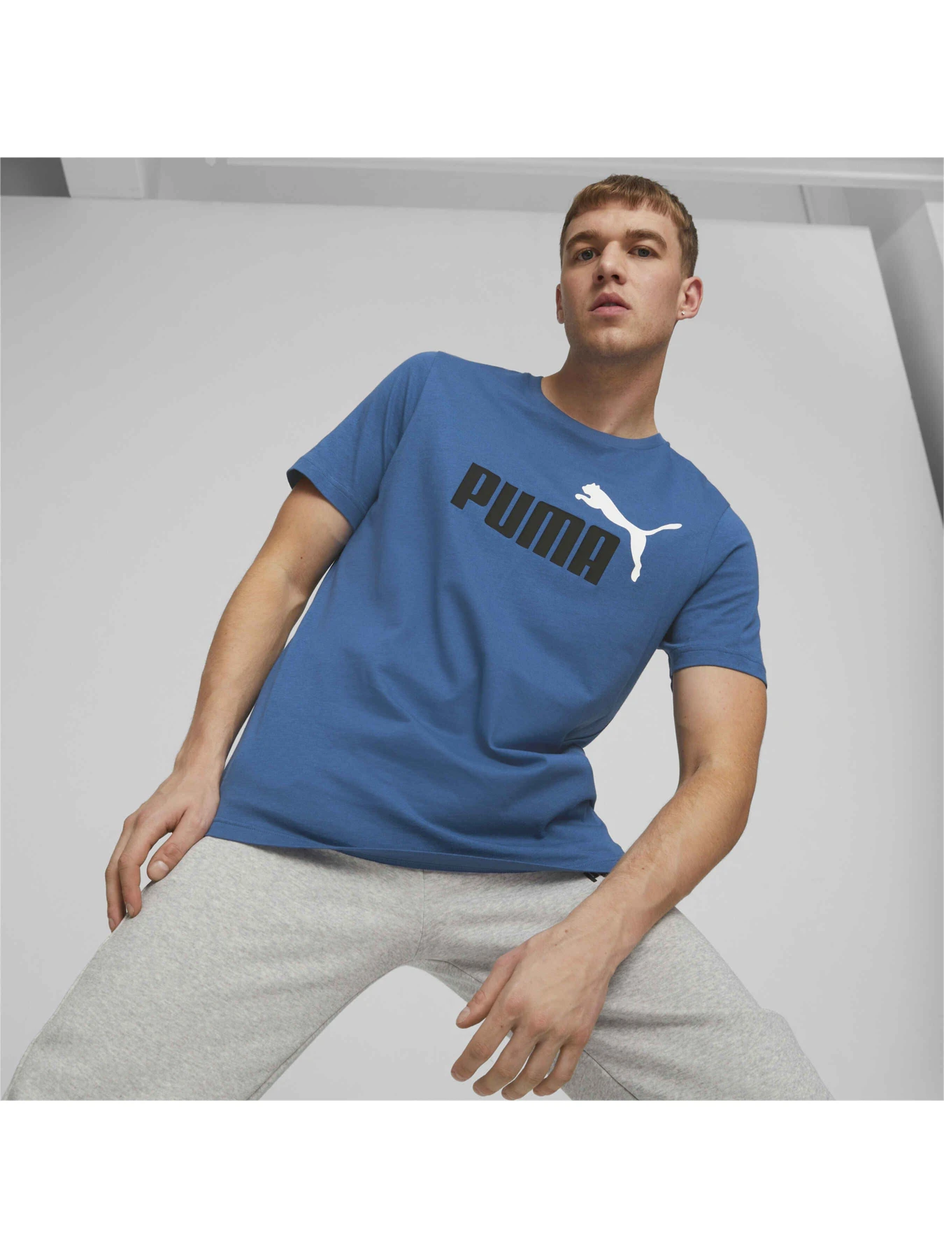 Футболки і поло PUMA Ess+ 2 Col Logo Tee модель 586759 Фото