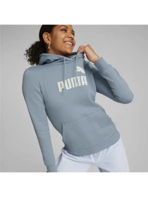 Худи и свитшоты PUMA Ess Logo Hoodie Fl модель 586789 Фото