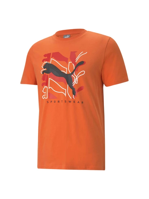 Футболки и поло PUMA Athletics Tee Big Logo модель 585756 Фото