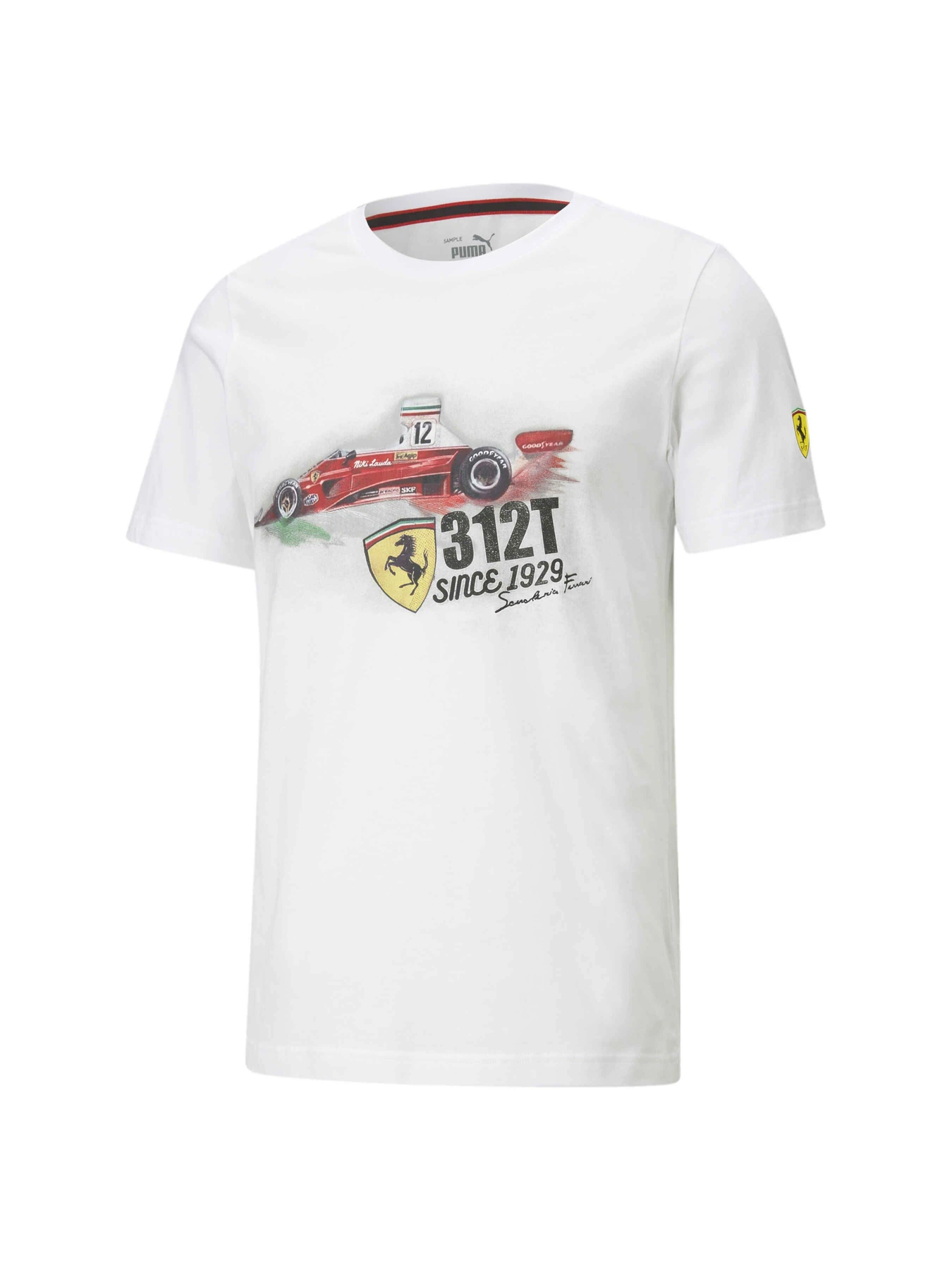 Футболки и поло PUMA Ferrari Race Vintage Gr Tee модель 599837 Фото
