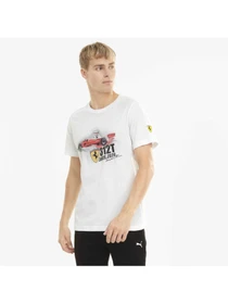 Футболки и поло PUMA Ferrari Race Vintage Gr Tee модель 599837 Фото