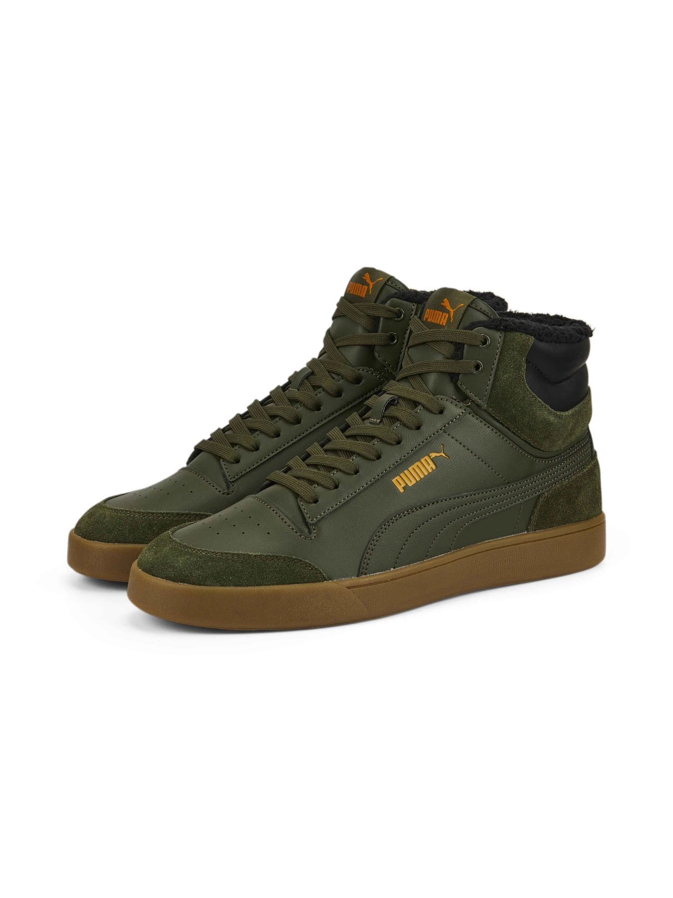 Кеди PUMA Shuffle Mid Fur модель 387609 Фото