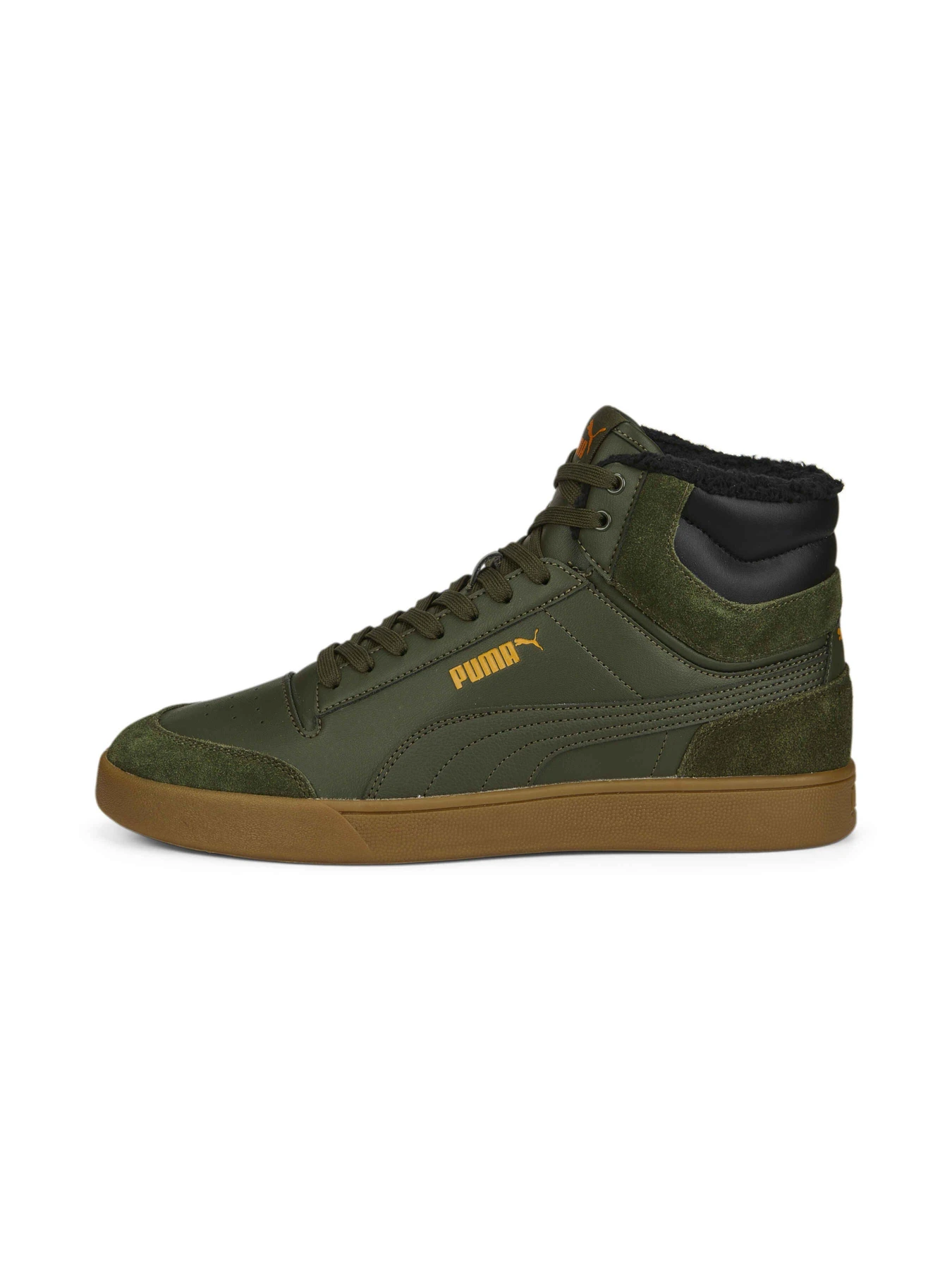 Кеди PUMA Shuffle Mid Fur модель 387609 Фото