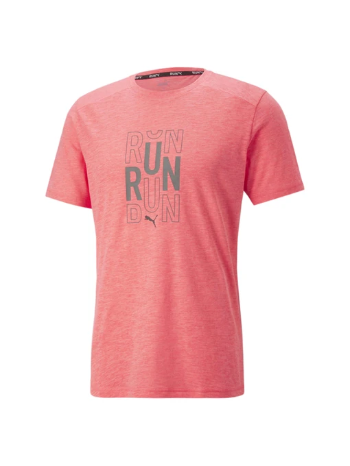 Футболки і поло PUMA Run Logo Ss Tee M модель 522423 Фото