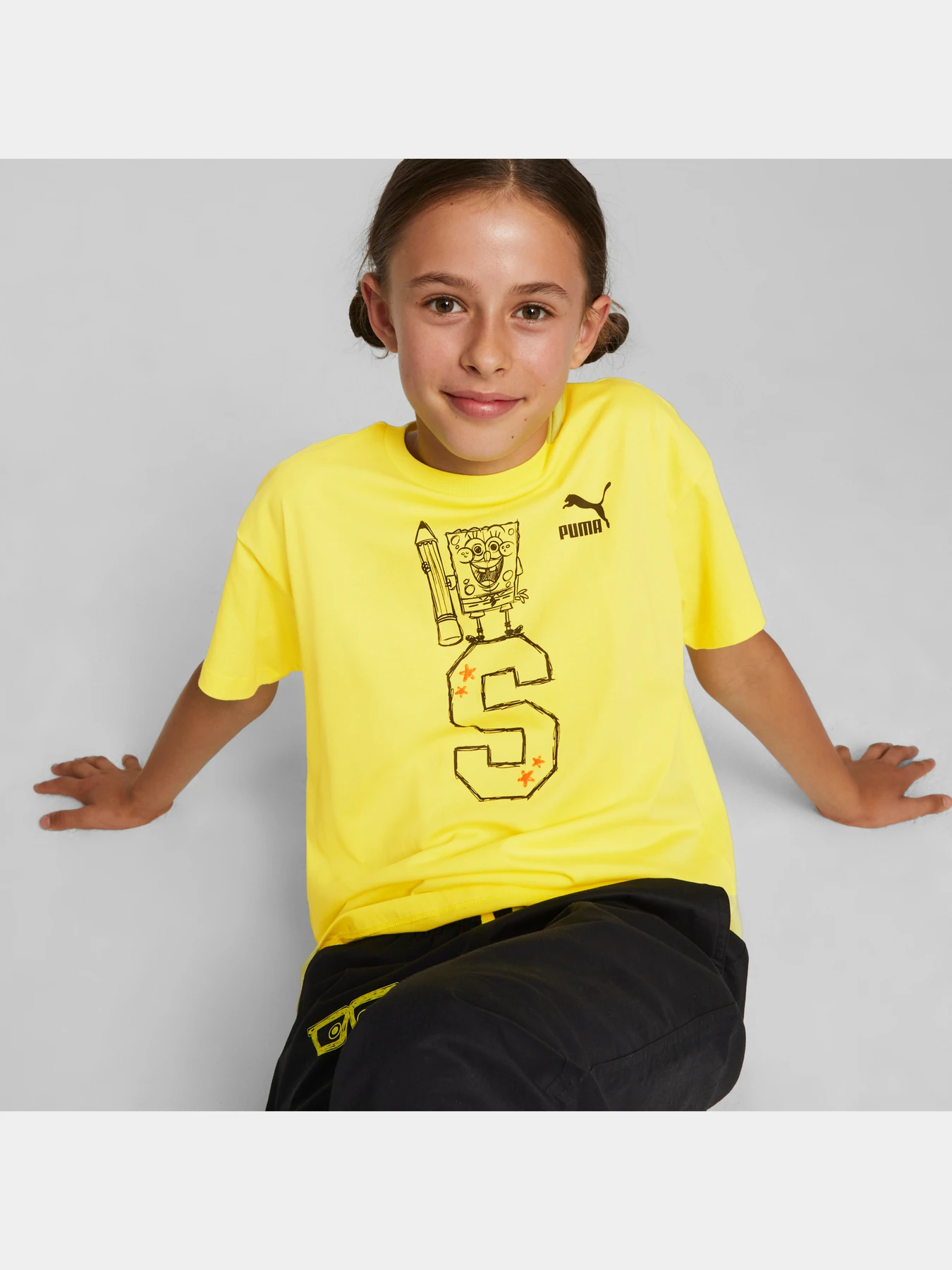 Футболки и поло PUMA x Spongebob Graphic Tee модель 622217 Футболки и поло PUMA x Spongebob Graphic Tee модель 622217 Фото